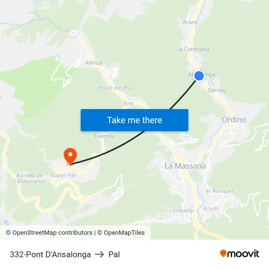 332-Pont D'Ansalonga to Pal map