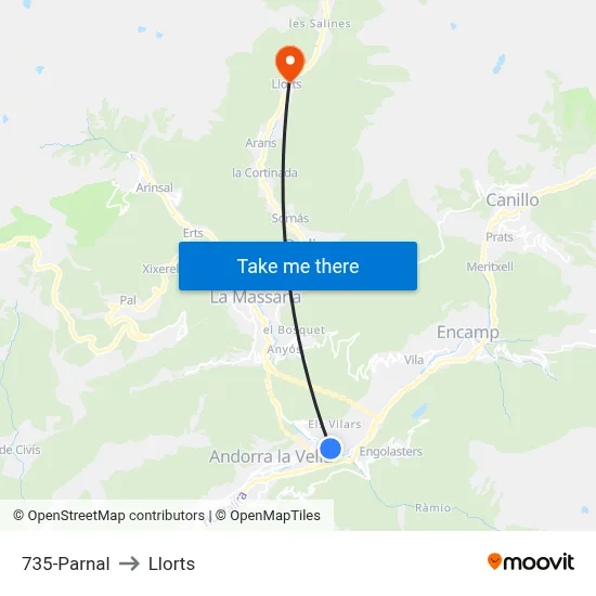 735-Parnal to Llorts map