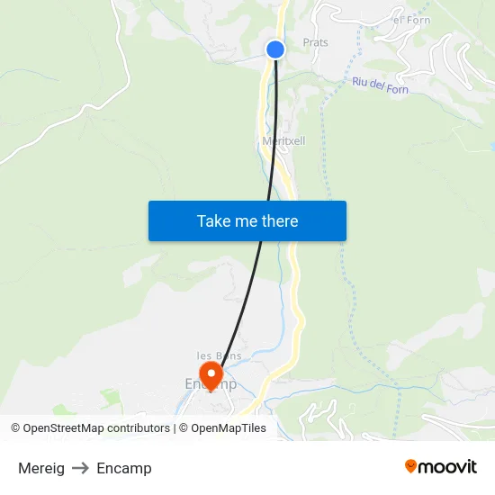 103-Mereig to Encamp map