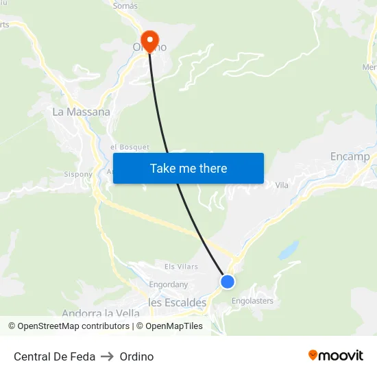727-Central De Feda to Ordino map