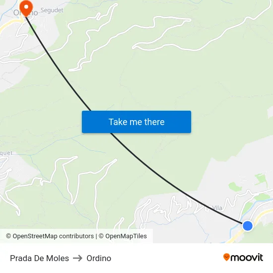 217-Prada De Moles to Ordino map