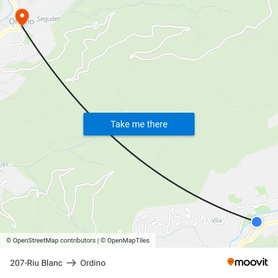 207-Riu Blanc to Ordino map