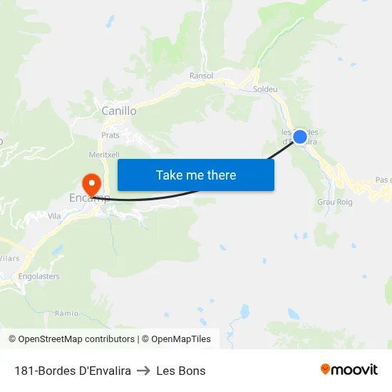 181-Bordes D'Envalira to Les Bons map
