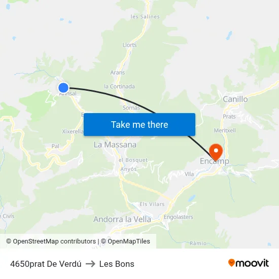 4650prat De Verdú to Les Bons map