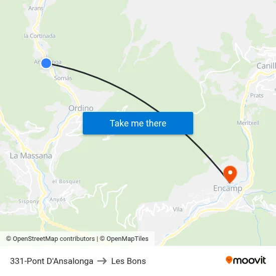 331-Pont D'Ansalonga to Les Bons map