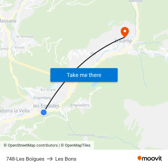 748-Les Boïgues to Les Bons map