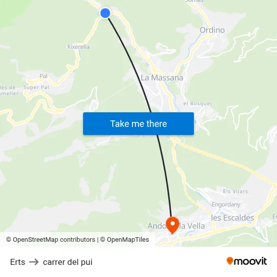 Erts to carrer del pui map