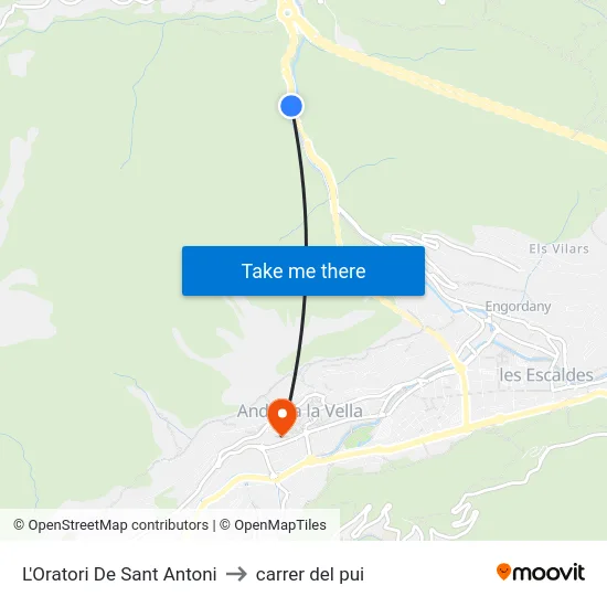 L'Oratori De Sant Antoni to carrer del pui map