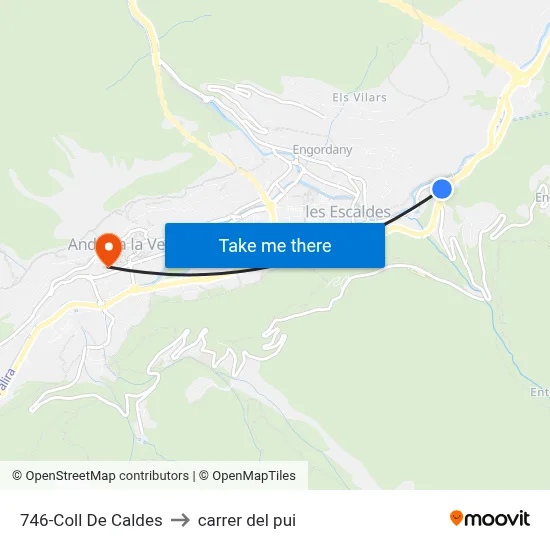 746-Coll De Caldes to carrer del pui map