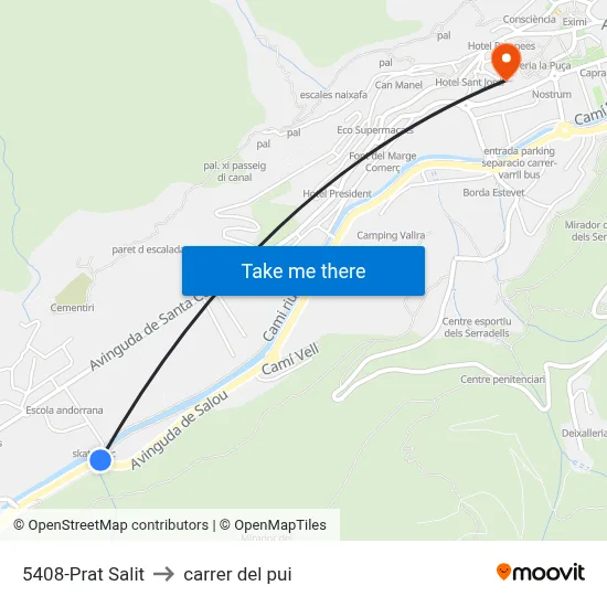 5408-Prat Salit to carrer del pui map