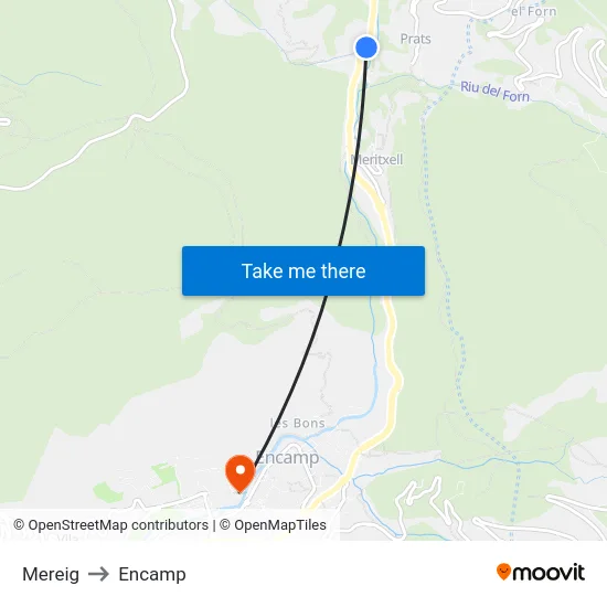 103-Mereig to Encamp map