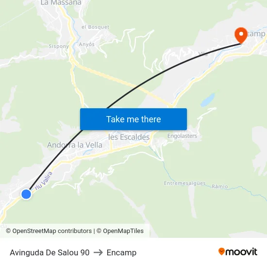 5408-Prat Salit to Encamp map