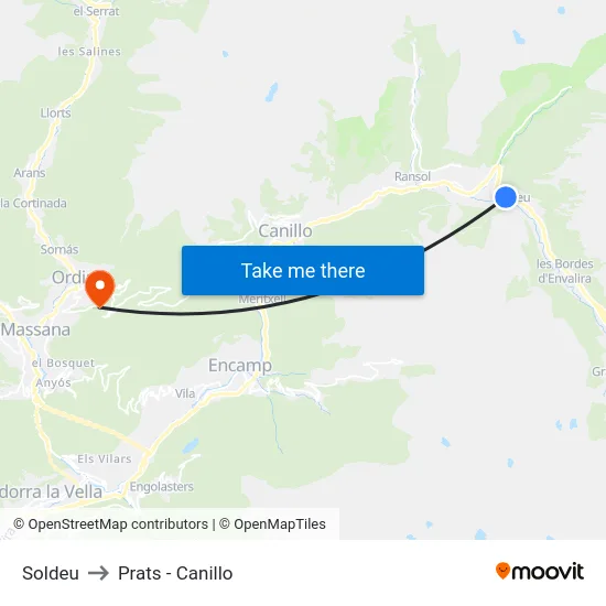 171-Soldeu to Prats - Canillo map