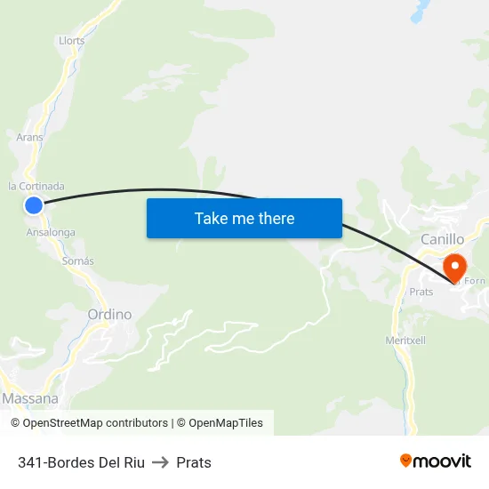 341-Bordes Del Riu to Prats map