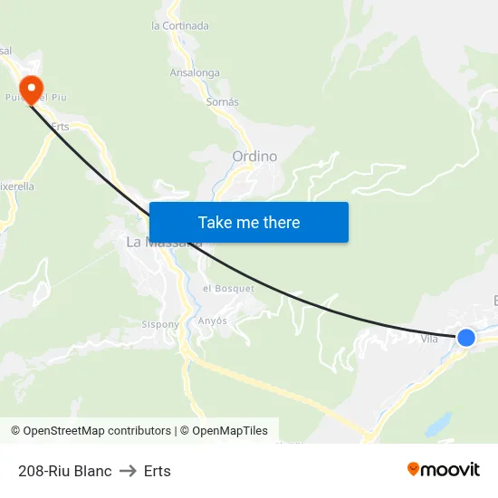 208-Riu Blanc to Erts map