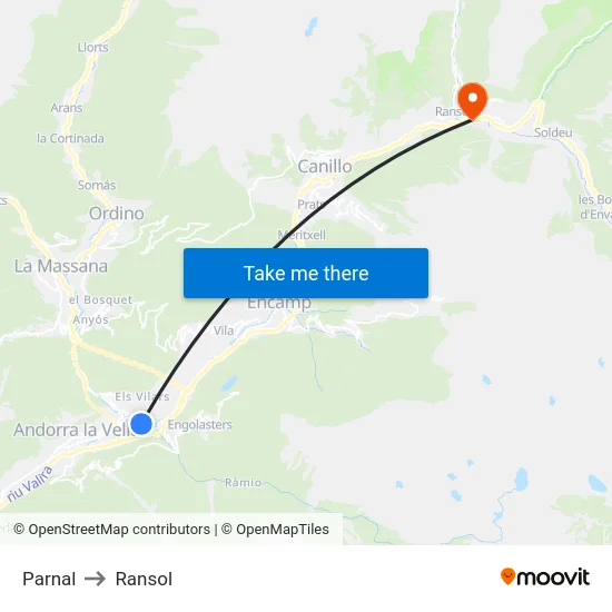 735-Parnal to Ransol map