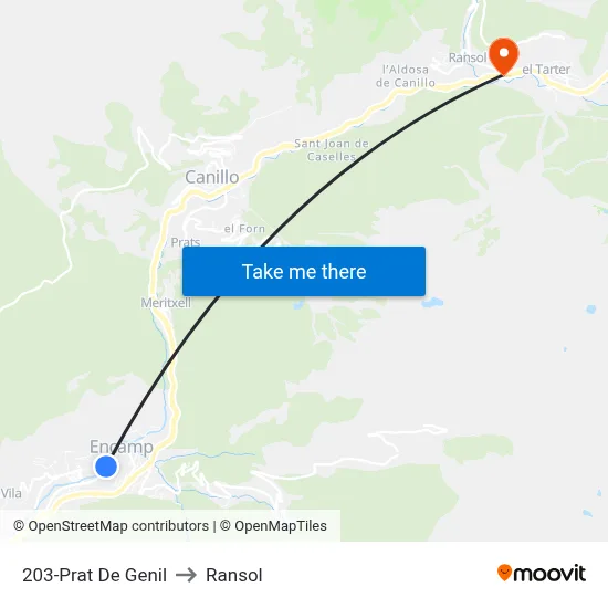 203-Prat De Genil to Ransol map