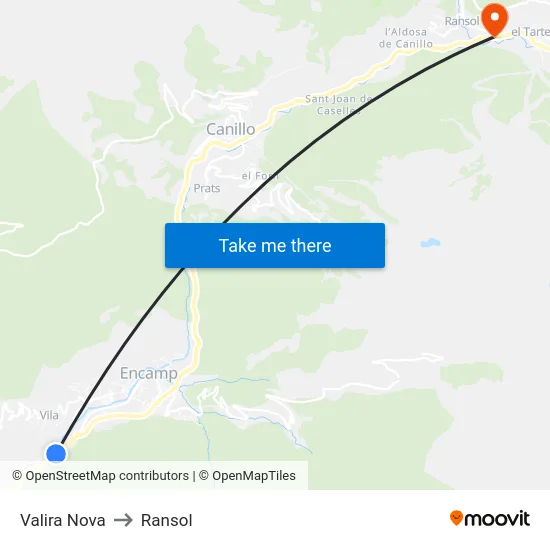 214-Valira Nova to Ransol map