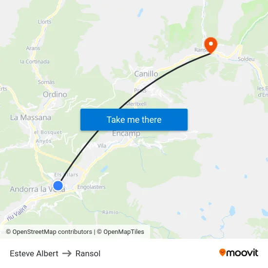 722-Esteve Albert to Ransol map
