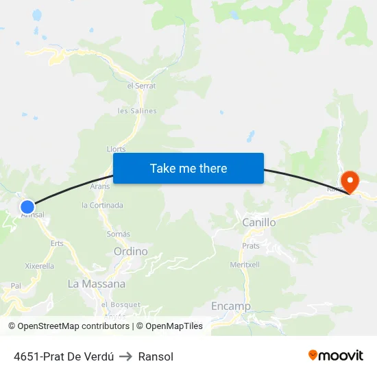 4651-Prat De Verdú to Ransol map