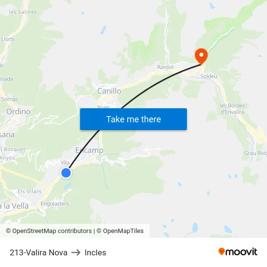 213-Valira Nova to Incles map