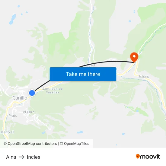 118-Aina to Incles map