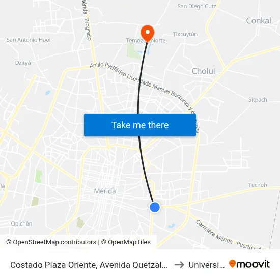 Costado Plaza Oriente, Avenida Quetzalcoatl Por Circuito Colonias Y Calle 16, Colonia Miraflores to Universidad Chapingo map