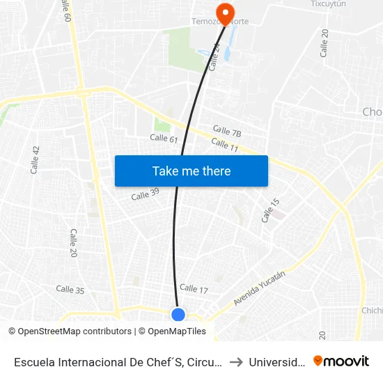 Escuela Internacional De Chef´S, Circuito Colonias Por 10 Y 22, México Oriente to Universidad Chapingo map