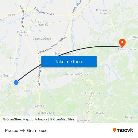 Prasco to Gremiasco map