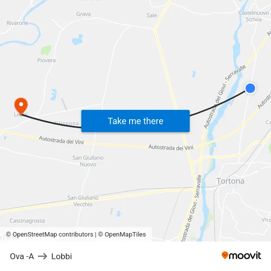 Ova -A to Lobbi map
