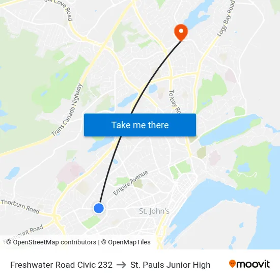 Freshwater Rd After Anderson Ave to St. Pauls Junior High map
