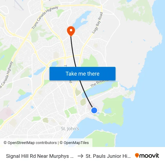 Signal Hill Rd Near Murphys Ln to St. Pauls Junior High map