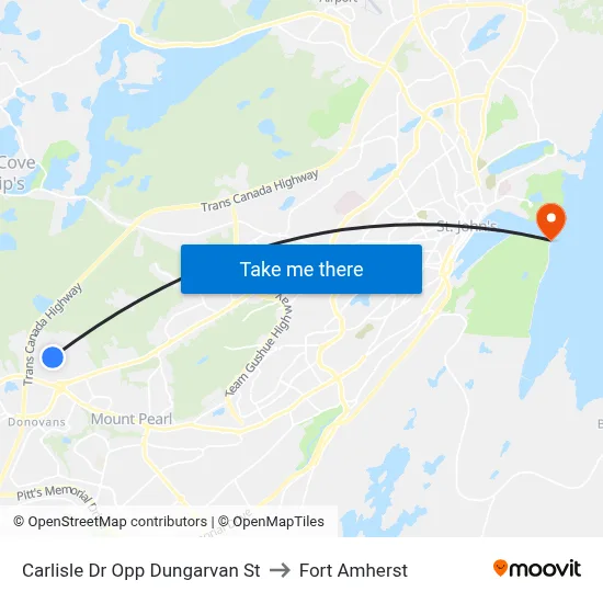 Carlisle Dr Opp Dungarvan St to Fort Amherst map