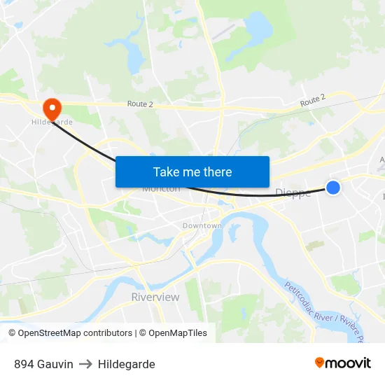 894 Gauvin to Hildegarde map