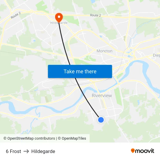 6 Frost to Hildegarde map