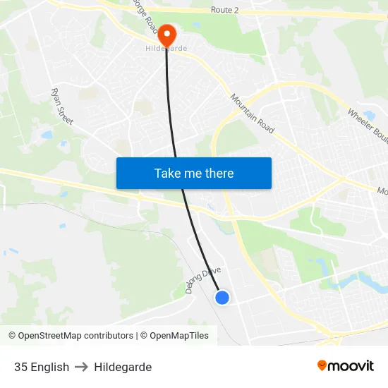 35 English to Hildegarde map