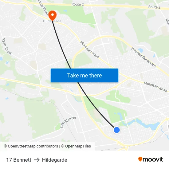 17 Bennett to Hildegarde map