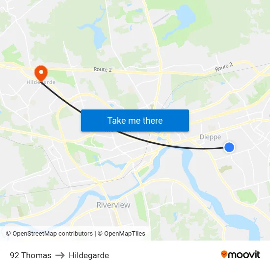 92 Thomas to Hildegarde map