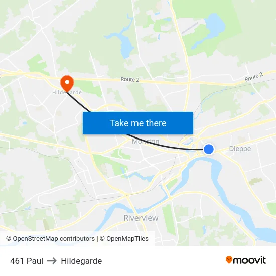 461 Paul to Hildegarde map