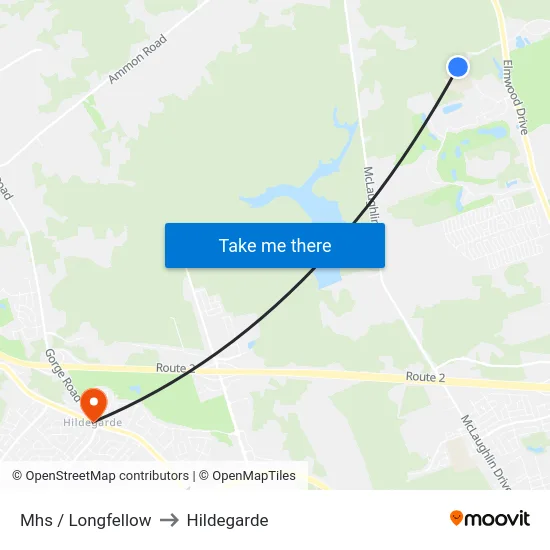 Mhs / Longfellow to Hildegarde map