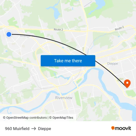 960 Muirfield to Dieppe map