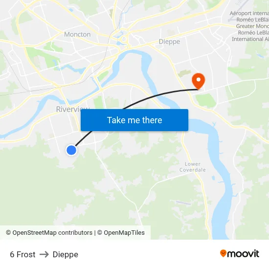 6 Frost to Dieppe map