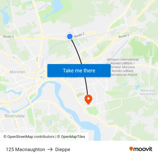 125 Macnaughton to Dieppe map