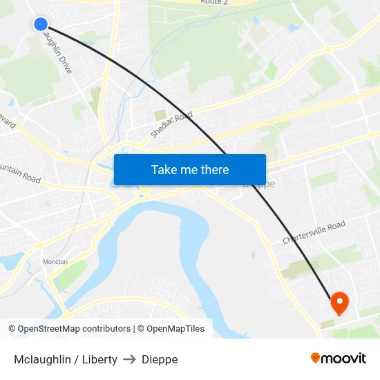 Mclaughlin / Liberty to Dieppe map