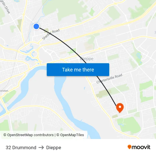 32 Drummond to Dieppe map