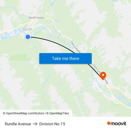 Rundle Avenue to Division No 15 map