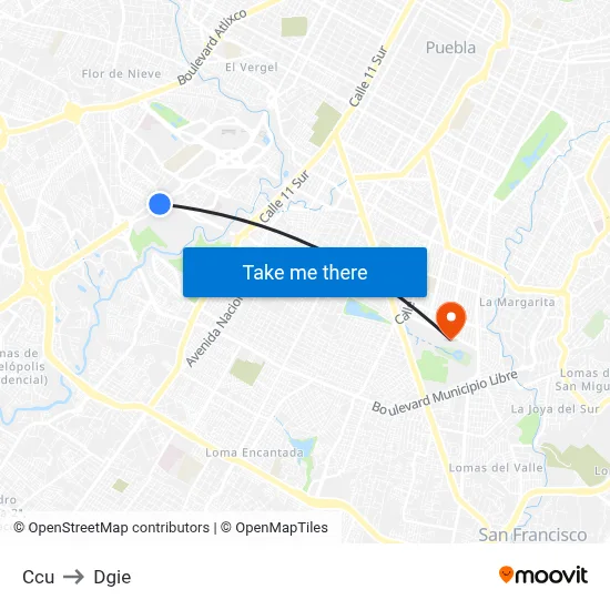 Ccu to Dgie map