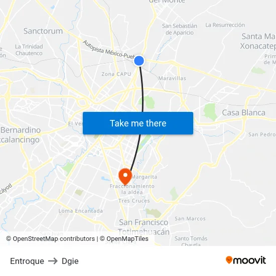 Entroque to Dgie map