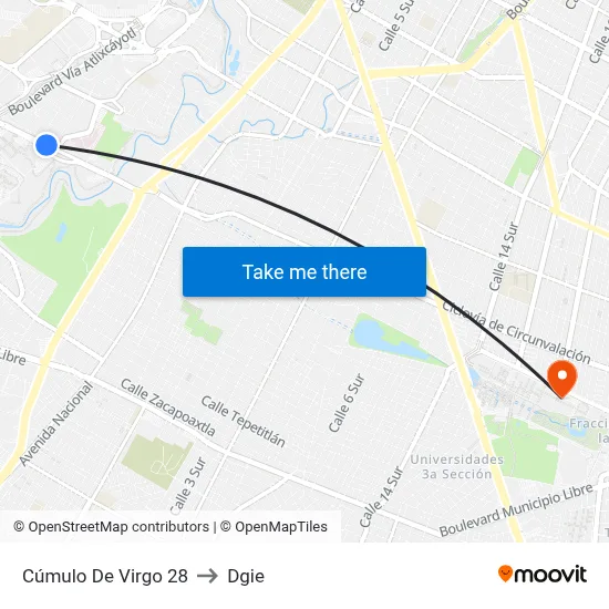 Cúmulo De Virgo 28 to Dgie map