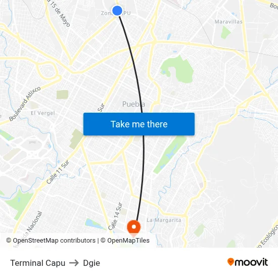 Terminal Capu to Dgie map